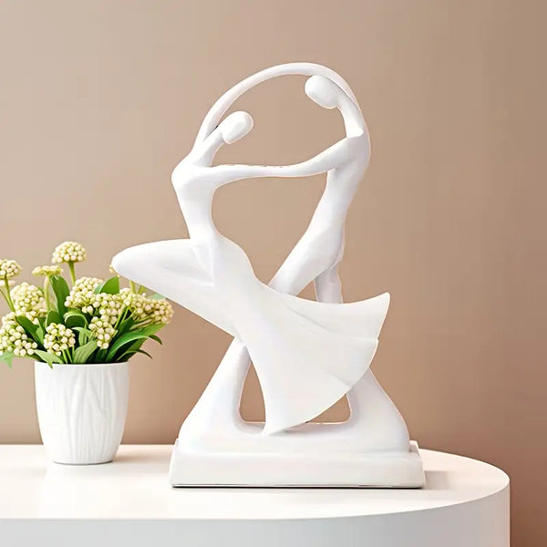Resin Dancing Couple Sculpture,