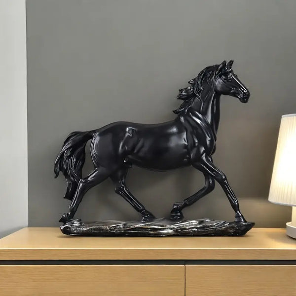 Home Decor - Black Horse