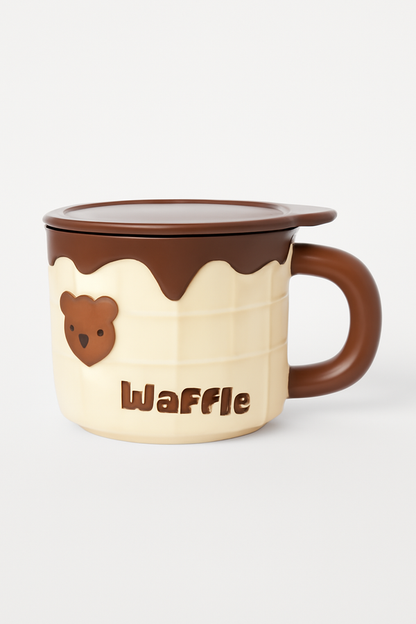 Waffle Mug - Brown