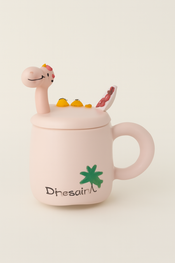 Dinosaur Mug - Pink