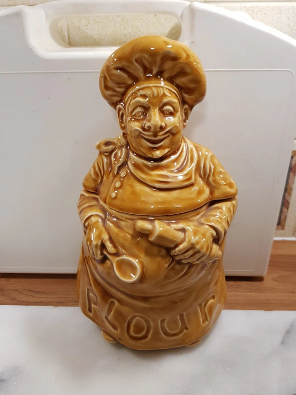 Flour Jar - brown